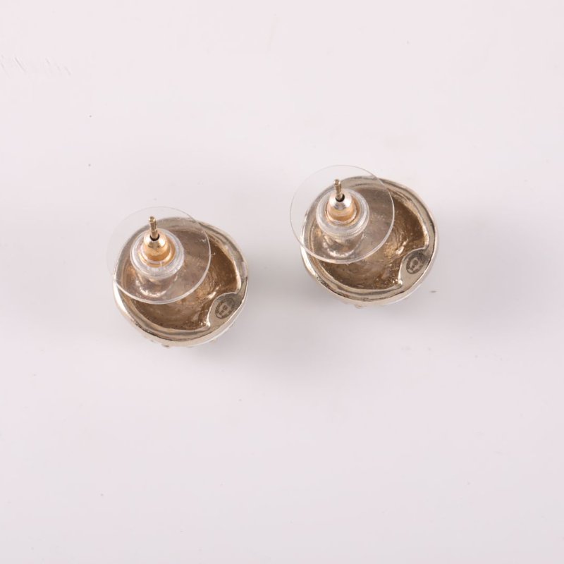 CHANEL 合金18C馬卡龍色系蛋糕耳釘耳環耳環-4