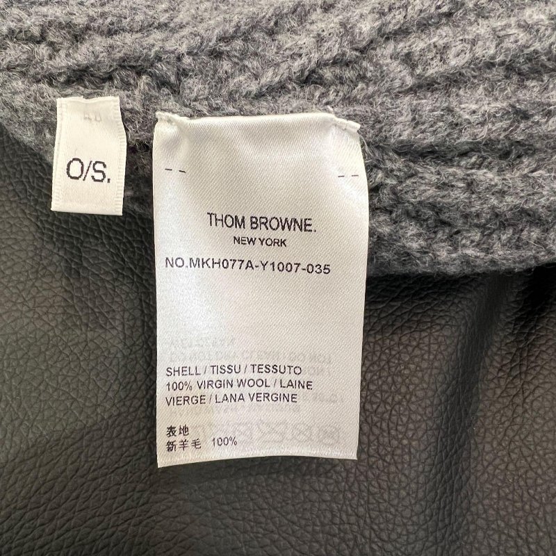 💎Han's house精品服飾💎 THom Browne TB 美利奴羊毛 100% 羊毛 毛帽-4