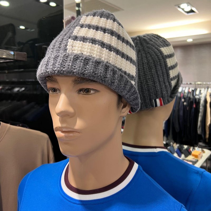 💎Han's house精品服飾💎 THom Browne TB 美利奴羊毛 100% 羊毛 毛帽-8