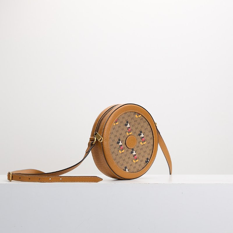 二手Gucci Disney米奇圓餅斜背包-2