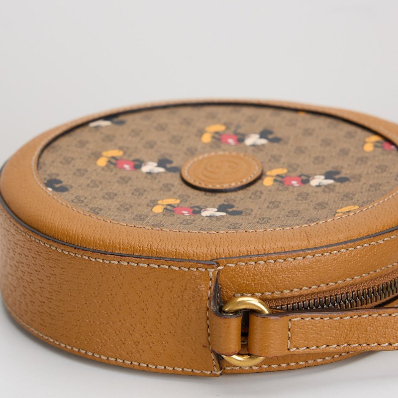 二手Gucci Disney米奇圓餅斜背包-7