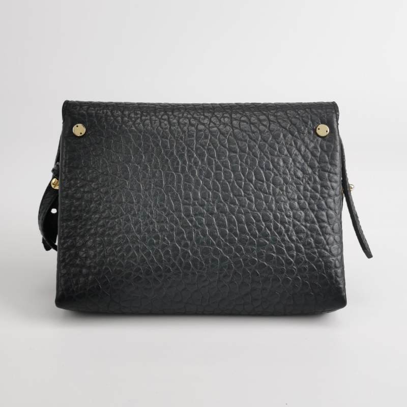 Burberry Madison 牛皮純色字母Logo徽標斜挎包單肩包-4