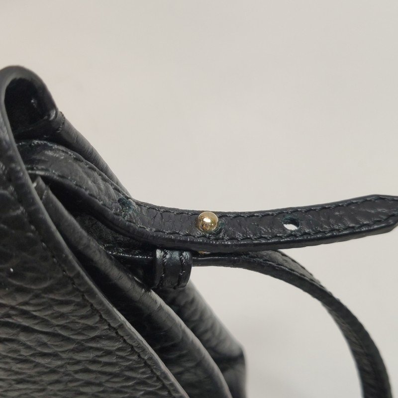 Burberry Madison 牛皮純色字母Logo徽標斜挎包單肩包-12