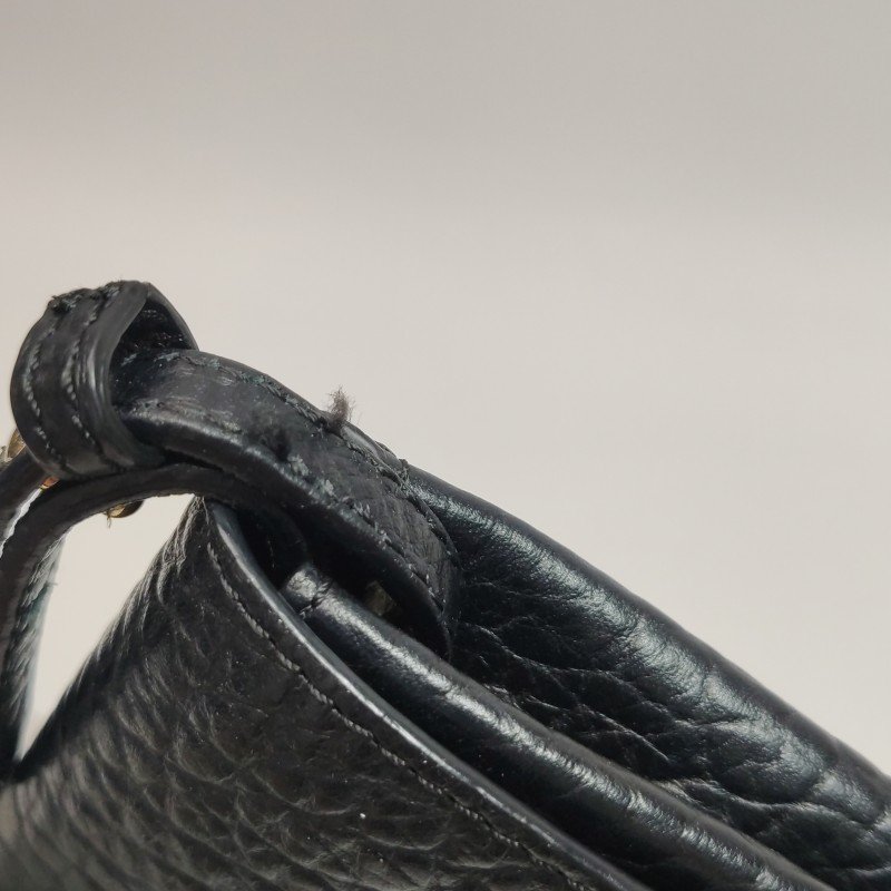 Burberry Madison 牛皮純色字母Logo徽標斜挎包單肩包-14