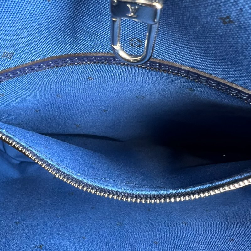 LV M45128  NEVERFULL MM 藍色漸層托特包-7