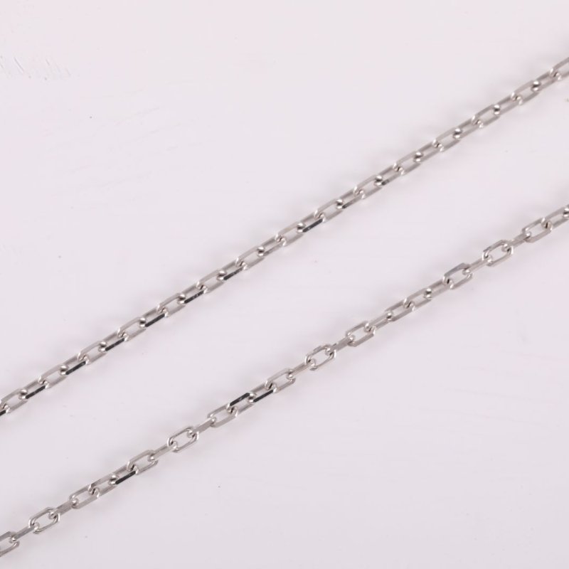 Cartier 18K白金鑽石白金CARTIERD'AMOUR18K金單鑽19分大號款項鏈18K/項鍊-3