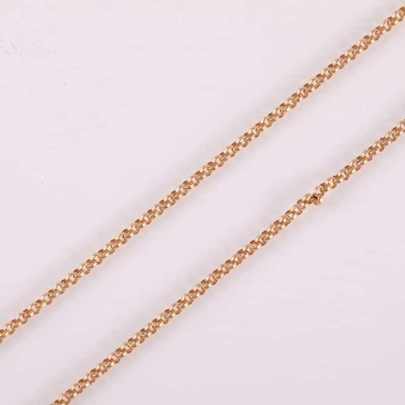 BVLGARI B.ZERO1小蠻腰項鏈滿鑽18K玫瑰金/鑽石項鏈玫瑰金鑽石/18K項鍊-3