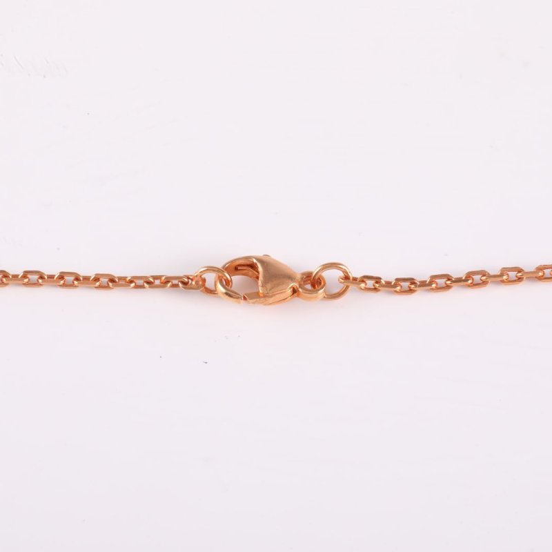 HERMES PopH項鏈Mini合金項鏈玫瑰金乳白色項鍊-4