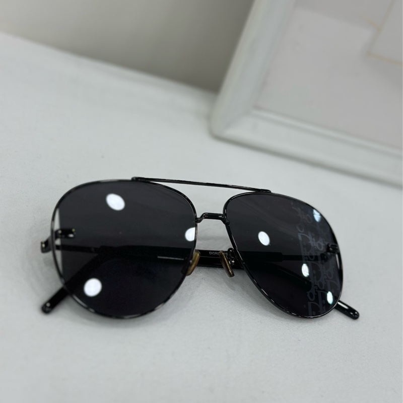 DIOR迪奧 LINK A1U 太陽眼鏡 Oblique 鏡片飛行員 蛤蟆鏡 男女同款 板材鏡架 飛行員式 太陽眼鏡-3