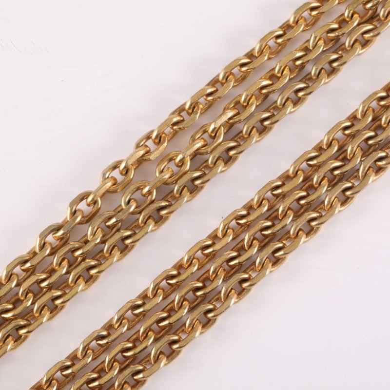 CHANEL 合金中古流蘇長項鏈項鍊-3