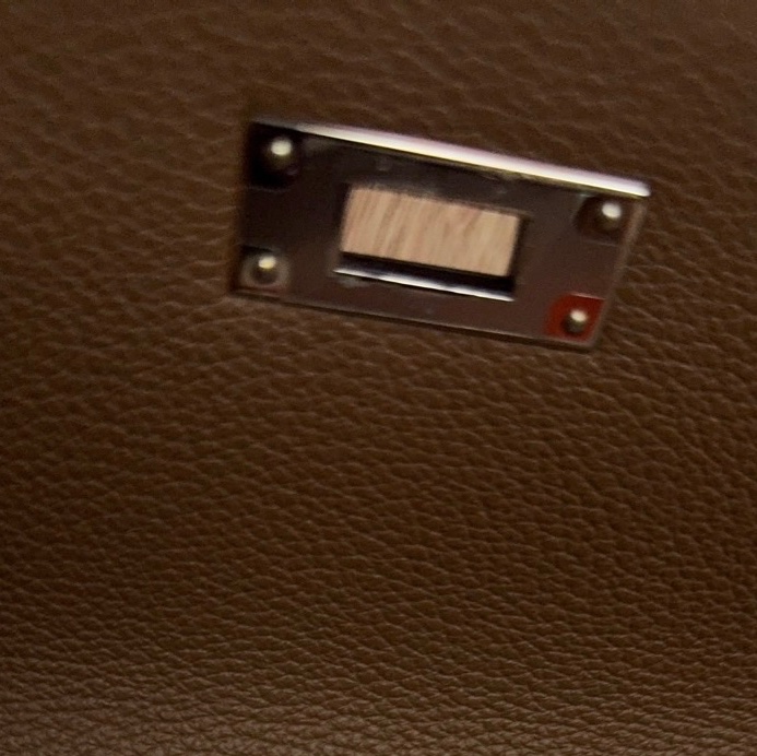 （年末降價衝評價檔期後回調288888） Hermes Kelly Depeches 銀釦 手拿包(大象灰)-14