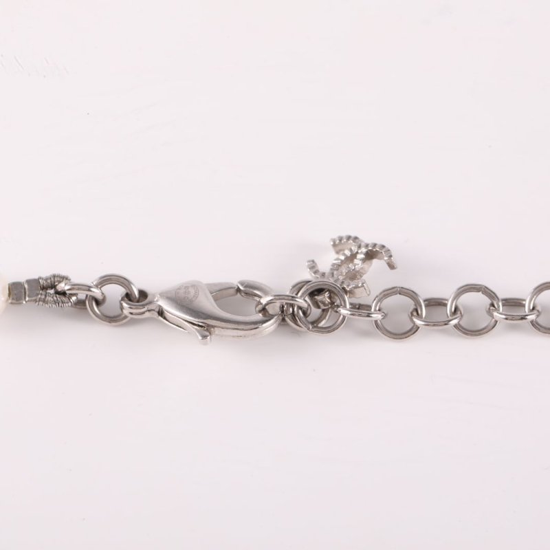 CHANEL 合金25C珍珠choker項鏈項鍊-4