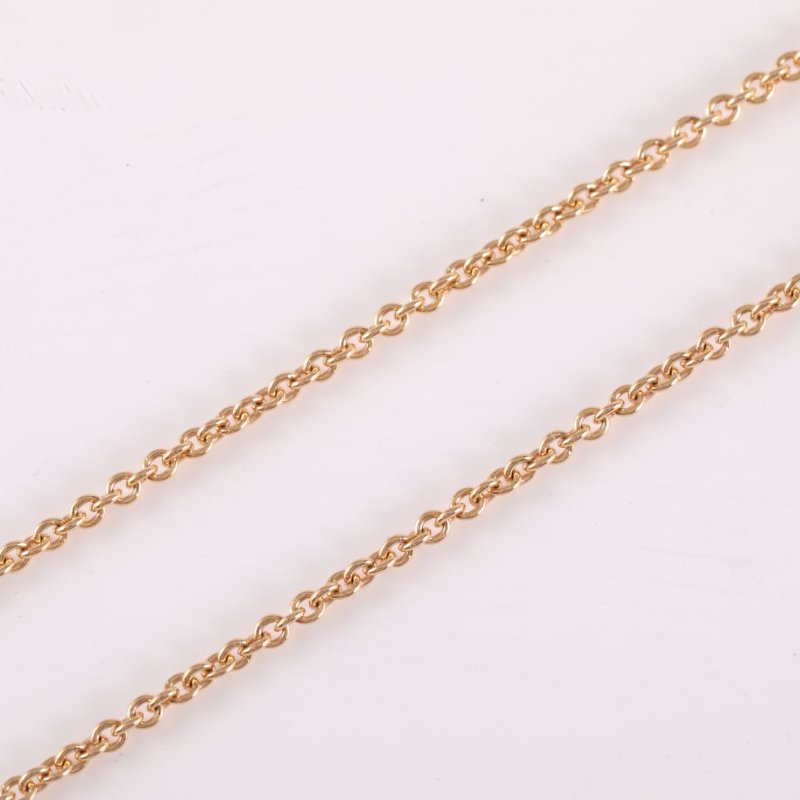 BVLGARI B.ZERO1彈簧項鏈三環扣18K玫瑰金項鏈玫瑰金項鍊-3