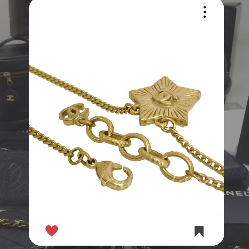 🛍️🎁 雙11🔥 11月新品上架 🔥💖 ✨超美新款 ！香奈兒 Chanel  金色星星🌟項鍊 🔥 香奈兒熱賣款 香奈兒項鏈 CHANEL NECKLACE-8