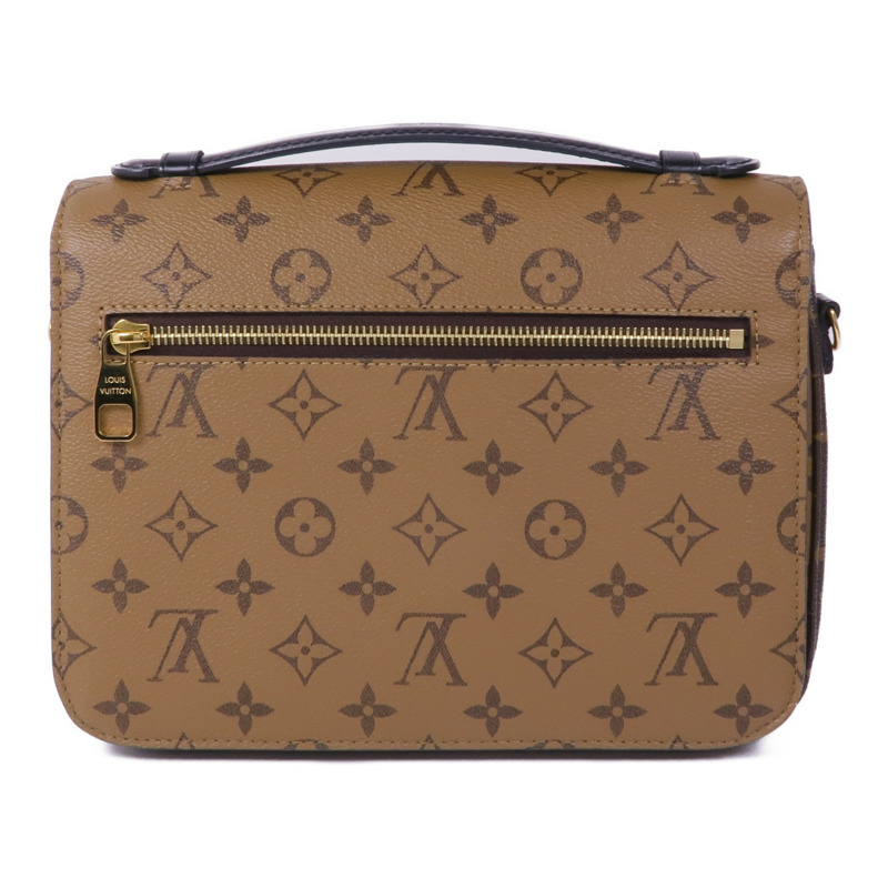 LOUIS VUITTON Monogram Reverse Pochette Metis金扣手挽肩背兩用袋-1