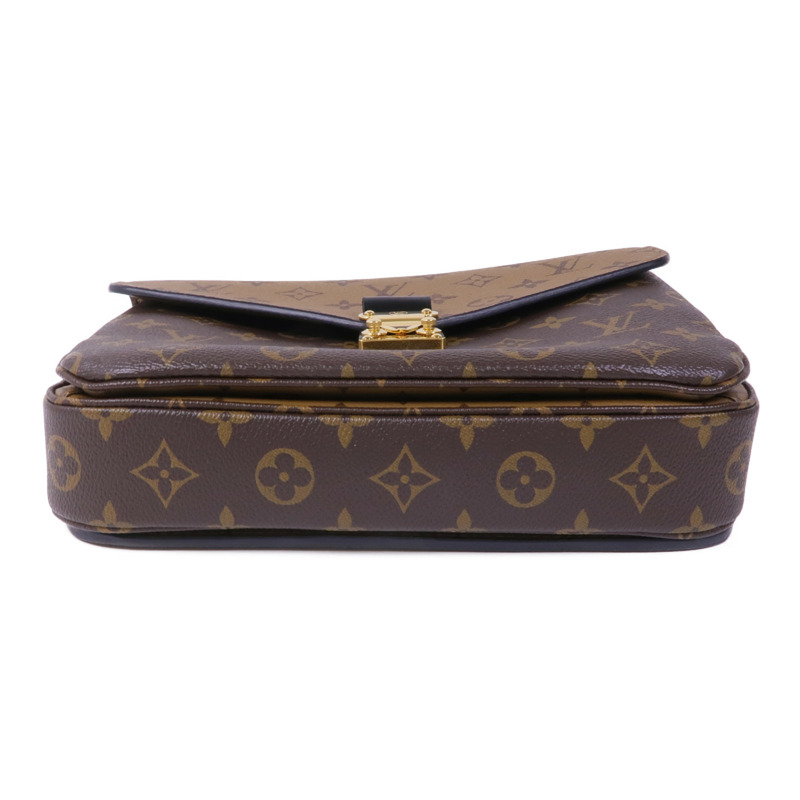 LOUIS VUITTON Monogram Reverse Pochette Metis金扣手挽肩背兩用袋-3
