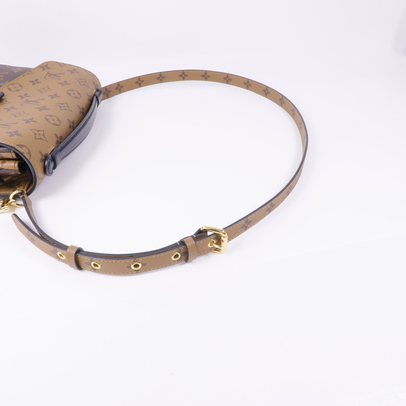 LOUIS VUITTON Monogram Reverse Pochette Metis金扣手挽肩背兩用袋-6