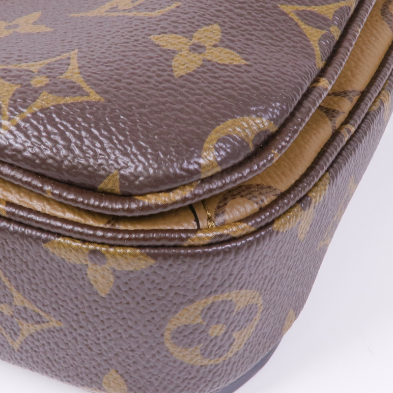 LOUIS VUITTON Monogram Reverse Pochette Metis金扣手挽肩背兩用袋-9