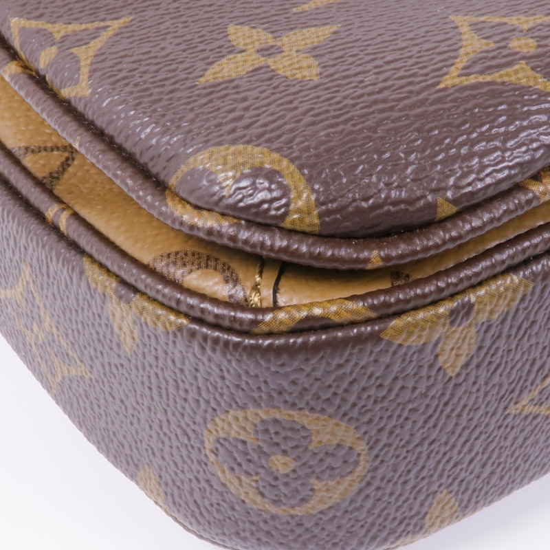 LOUIS VUITTON Monogram Reverse Pochette Metis金扣手挽肩背兩用袋-10