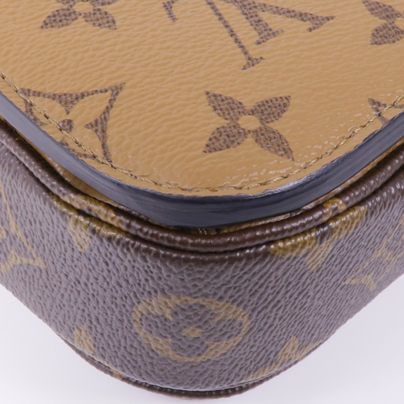 LOUIS VUITTON Monogram Reverse Pochette Metis金扣手挽肩背兩用袋-12