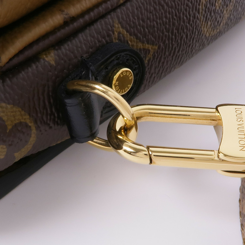 LOUIS VUITTON Monogram Reverse Pochette Metis金扣手挽肩背兩用袋-14