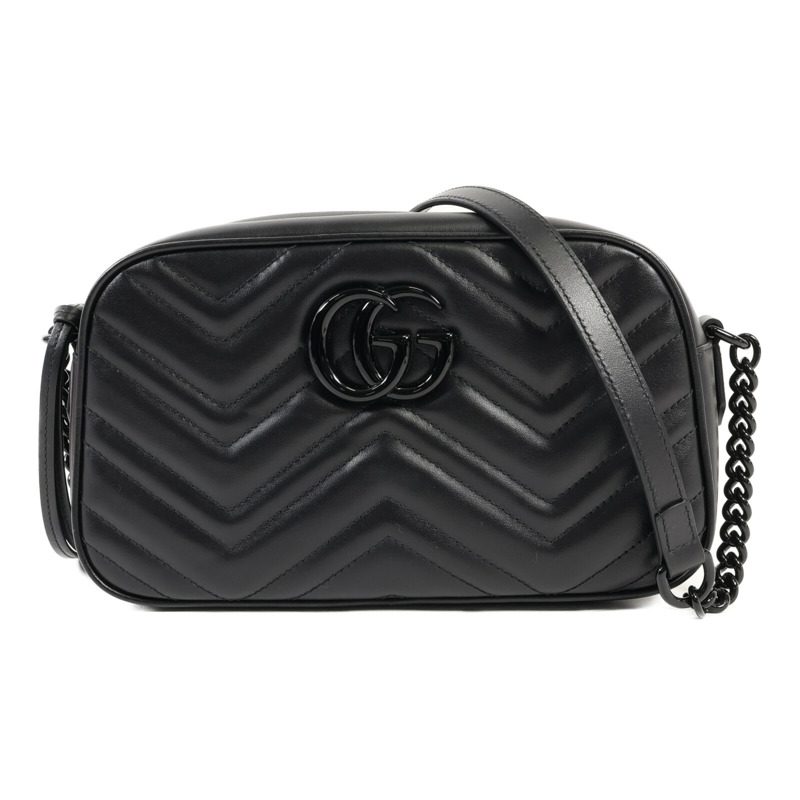 GUCCI 牛皮皮革GG Marmont肩背袋-0