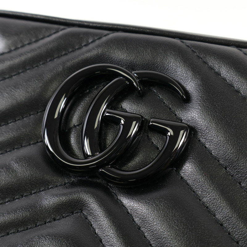 GUCCI 牛皮皮革GG Marmont肩背袋-8