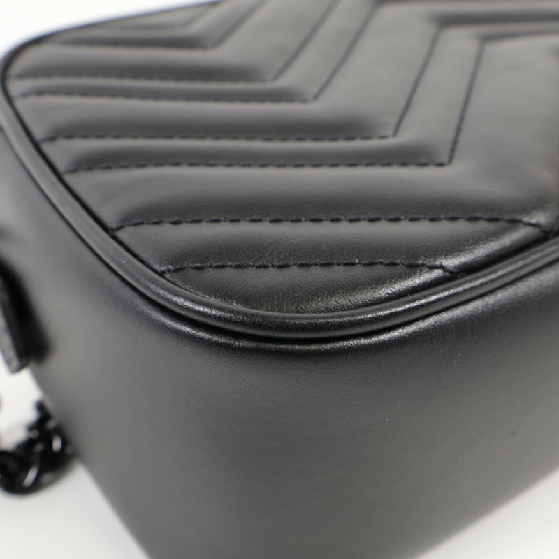 GUCCI 牛皮皮革GG Marmont肩背袋-11