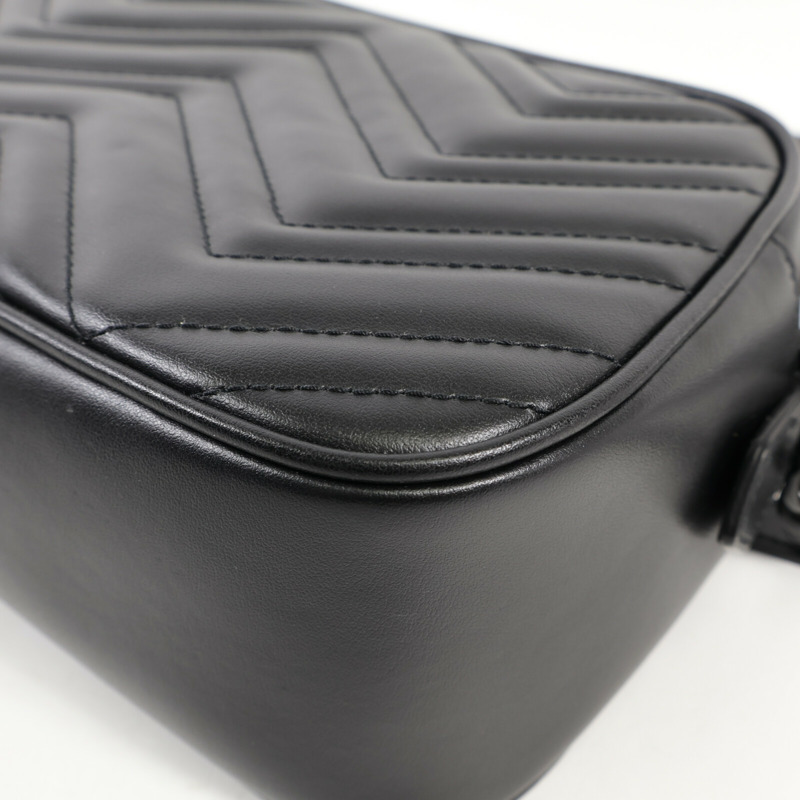 GUCCI 牛皮皮革GG Marmont肩背袋-12