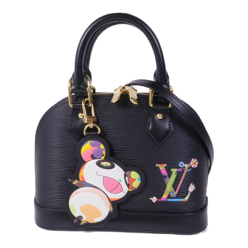 LOUIS VUITTON Epi LV x TM Alma BB金扣手挽肩背兩用袋-0
