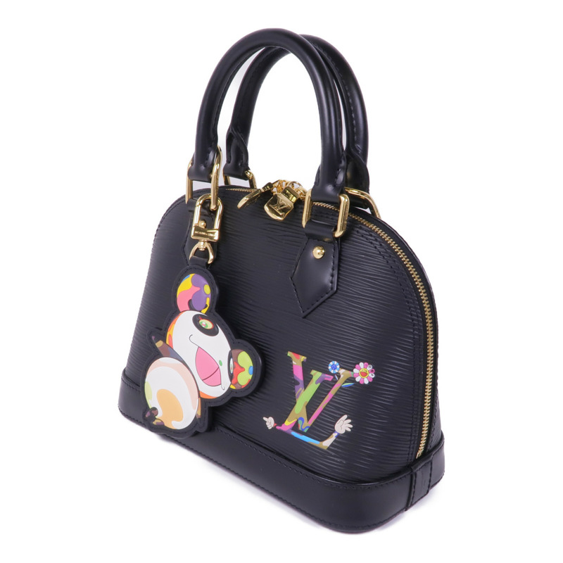 LOUIS VUITTON Epi LV x TM Alma BB金扣手挽肩背兩用袋-2