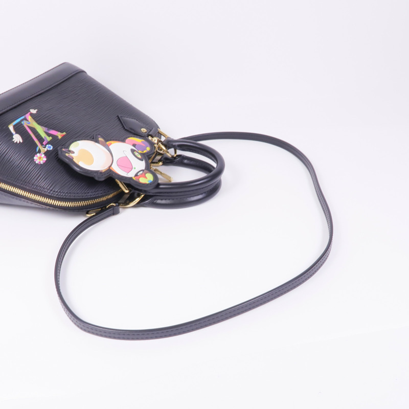 LOUIS VUITTON Epi LV x TM Alma BB金扣手挽肩背兩用袋-6
