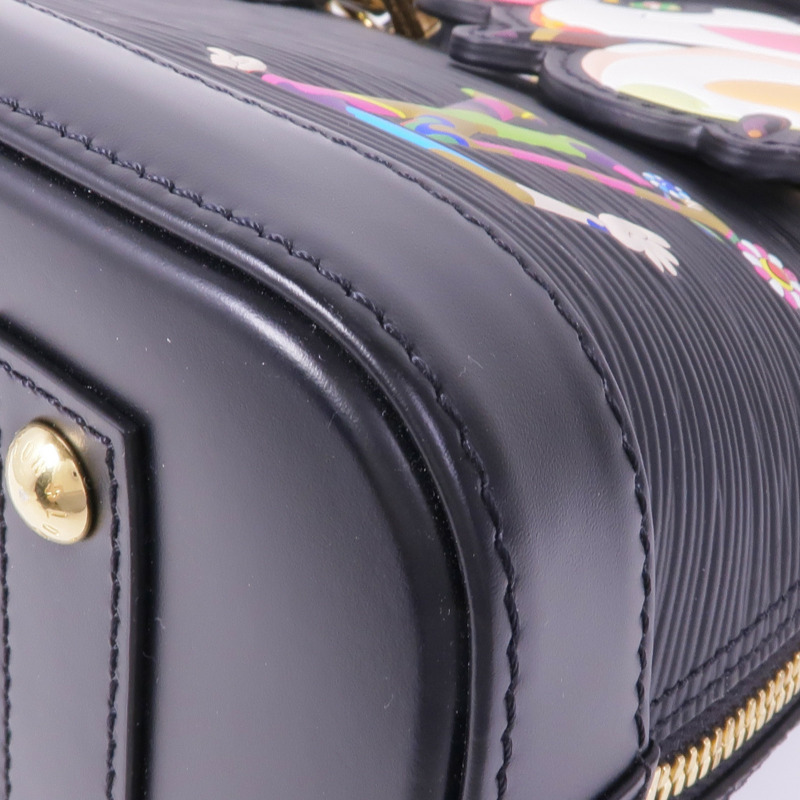 LOUIS VUITTON Epi LV x TM Alma BB金扣手挽肩背兩用袋-9