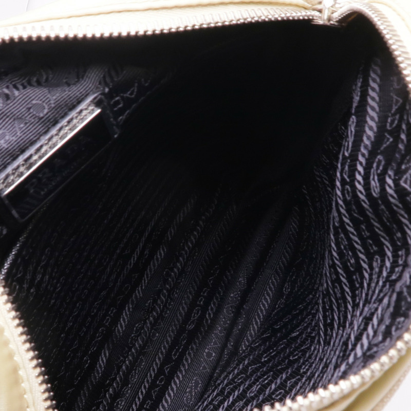 PRADA 尼龍Shoulder Bag銀扣肩背袋-4