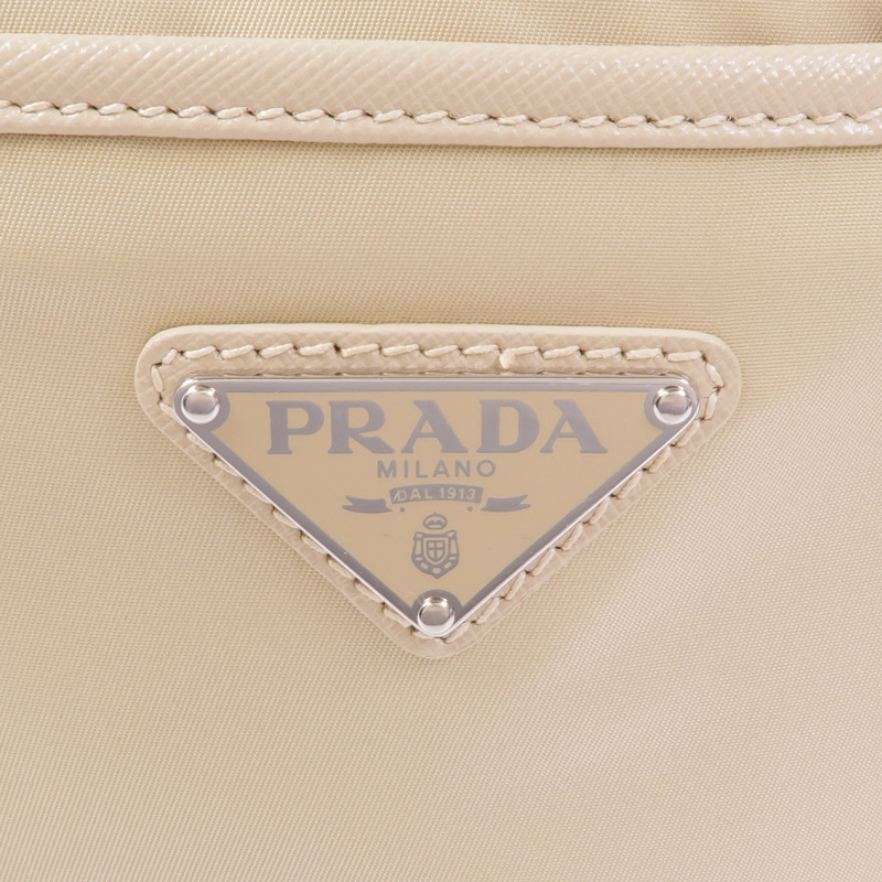PRADA 尼龍Shoulder Bag銀扣肩背袋-5