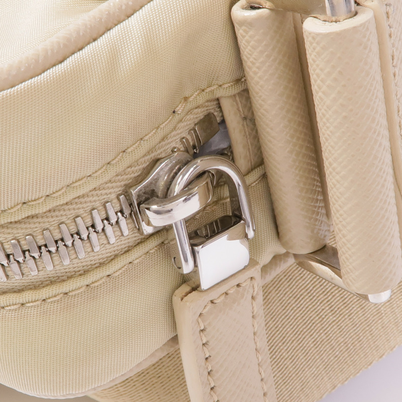 PRADA 尼龍Shoulder Bag銀扣肩背袋-16