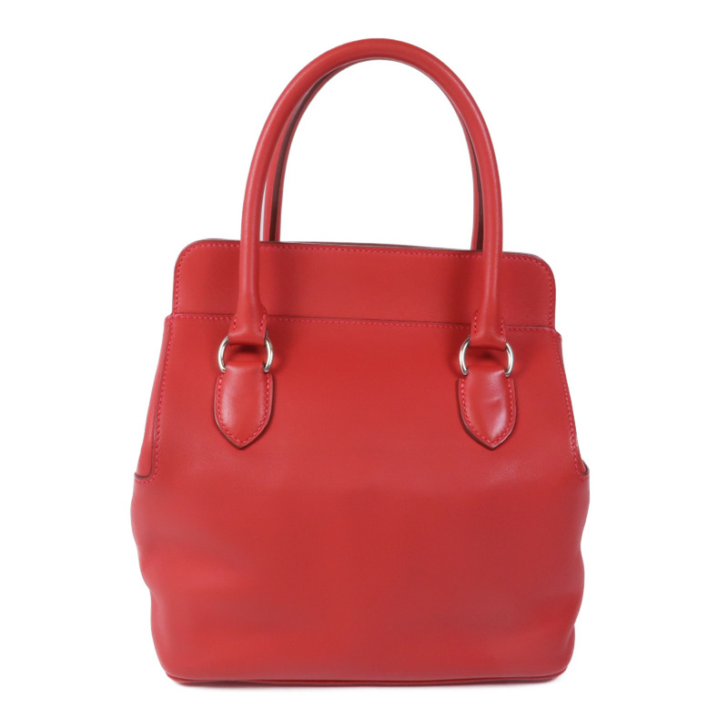 HERMES Swift皮革ToolBox 20銀扣手挽肩背兩用袋Vermillion-1