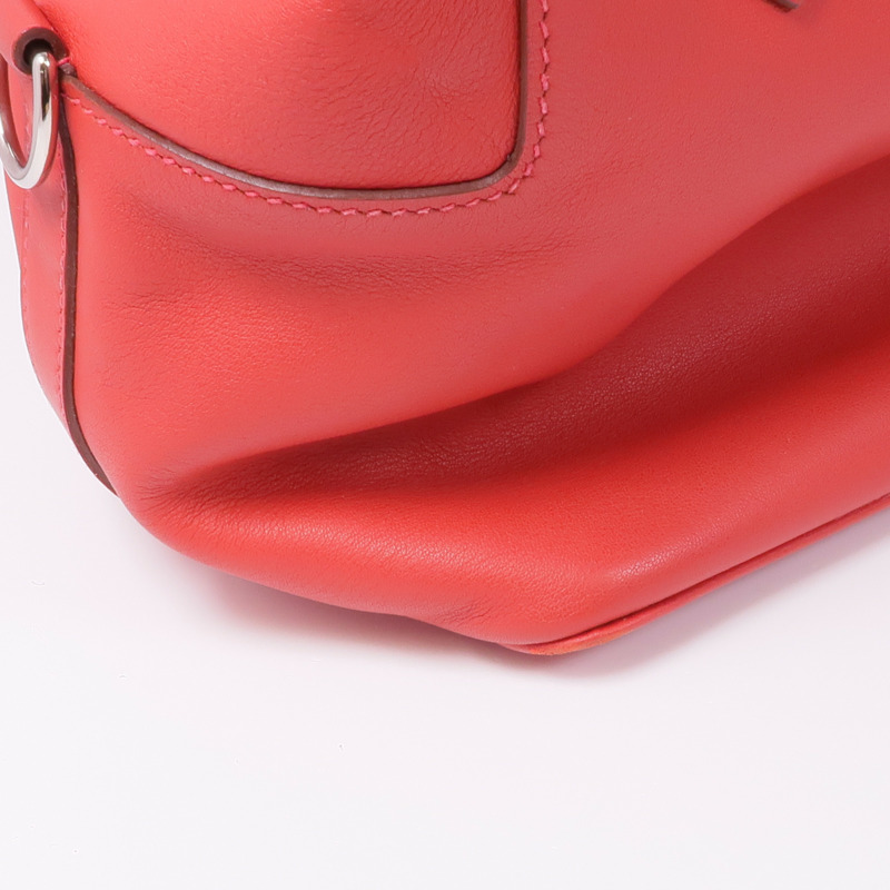 HERMES Swift皮革ToolBox 20銀扣手挽肩背兩用袋Vermillion-15