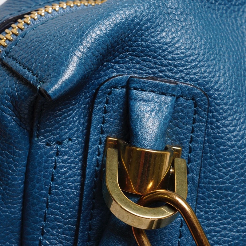 CHLOE  PARATY 小型牛皮手提包 土耳其藍-3