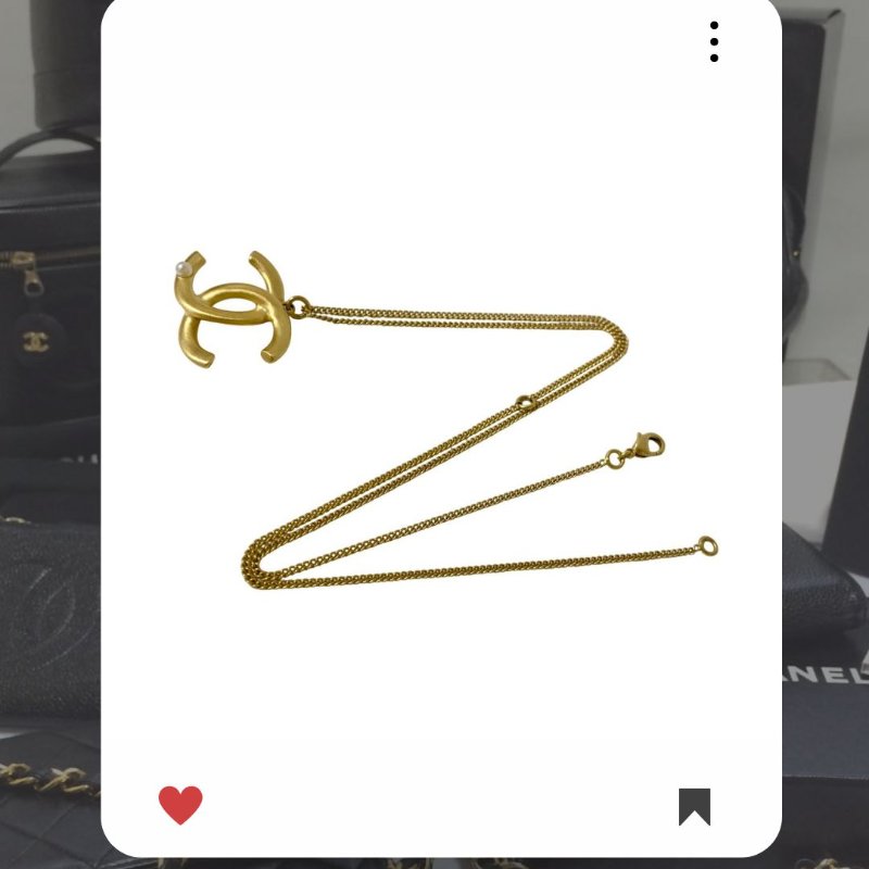🛍️🎁 雙11🔥 11月新品上架 🔥💖 ✨超美新款 ！香奈兒 Chanel 金色小珍珠CC 項鍊 🔥 香奈兒熱賣款 香奈兒項鏈 CHANEL NECKLACE-2