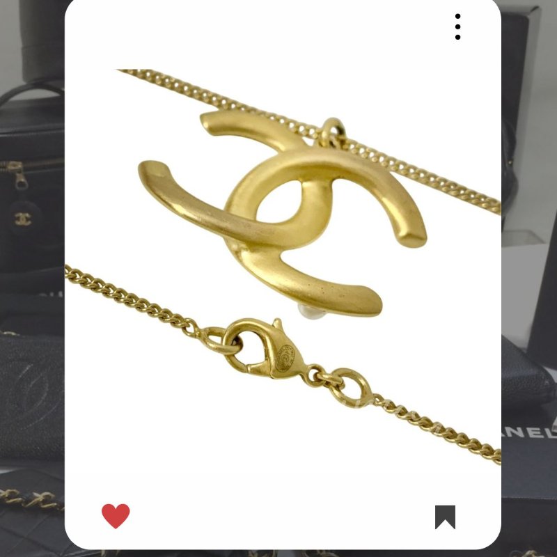 🛍️🎁 雙11🔥 11月新品上架 🔥💖 ✨超美新款 ！香奈兒 Chanel 金色小珍珠CC 項鍊 🔥 香奈兒熱賣款 香奈兒項鏈 CHANEL NECKLACE-5