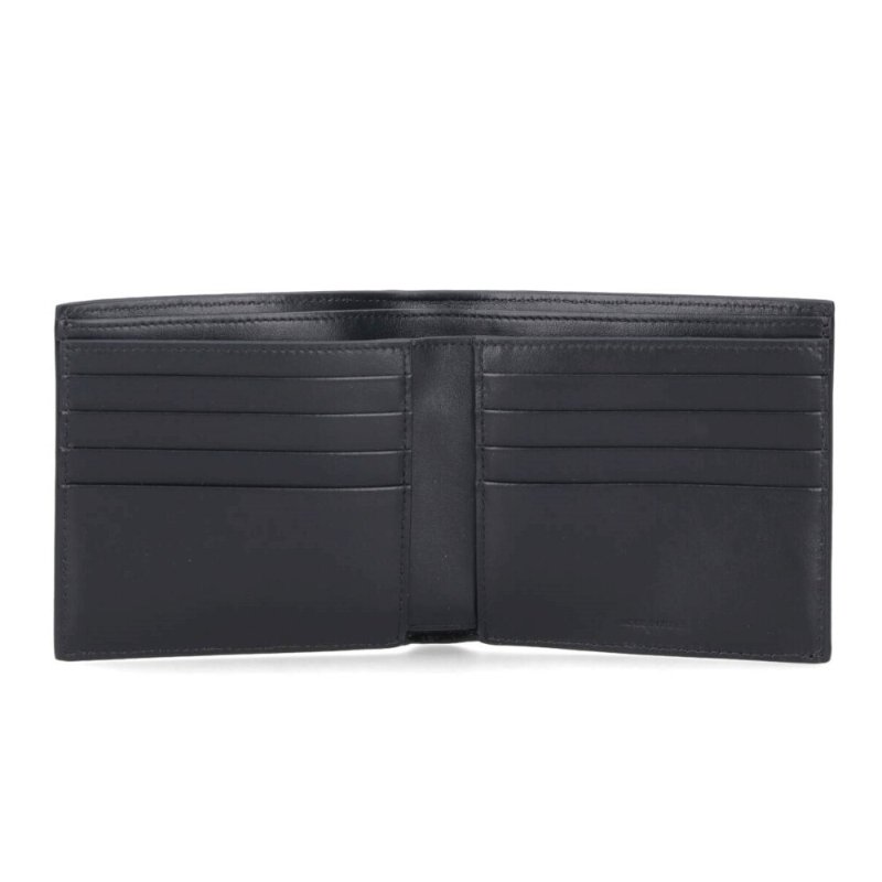 【CELINE】Bi-fold Triomphe 牛皮革 雙摺 卡夾 皮夾 短夾 黑色 10B653FQB.38SI-2