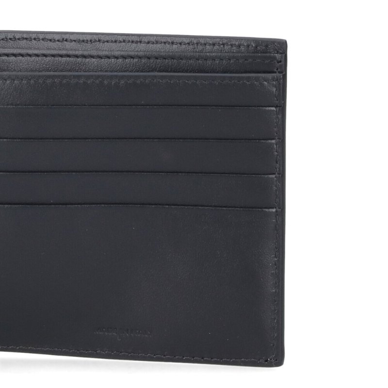 【CELINE】Bi-fold Triomphe 牛皮革 雙摺 卡夾 皮夾 短夾 黑色 10B653FQB.38SI-3