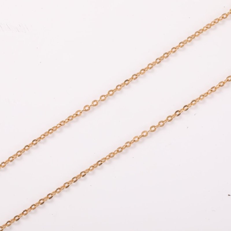 Cartier 18K黃金18K白金18K玫瑰金鑽石Trinity三色單鑽項鏈///項鍊-3