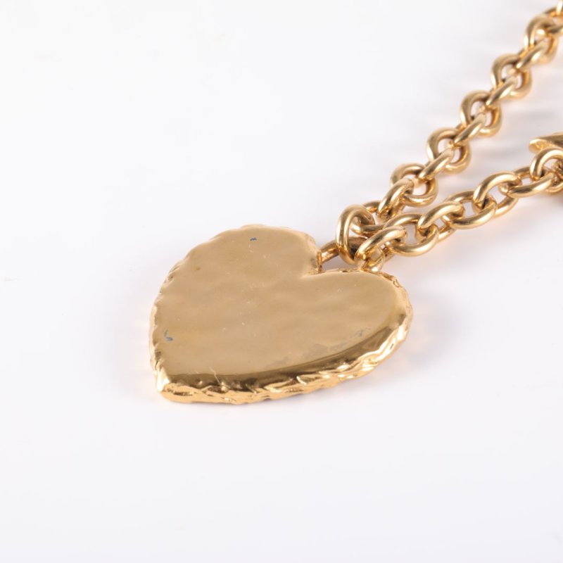 CHANEL 合金24P愛心coco熔岩星星項鏈項鍊-2