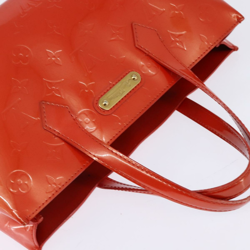 【日本直送】路易威登 Monogram Vernis Wilshire PM 手袋 橙色日落色 M93644 正品 143951-5