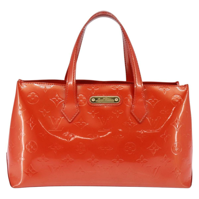 【日本直送】路易威登 Monogram Vernis Wilshire PM 手袋 橙色日落色 M93644 正品 143951-12