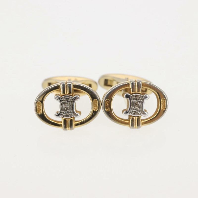 【日本直送】CELINE 金屬配件盒 2 件套 金色 Auth 143383-5