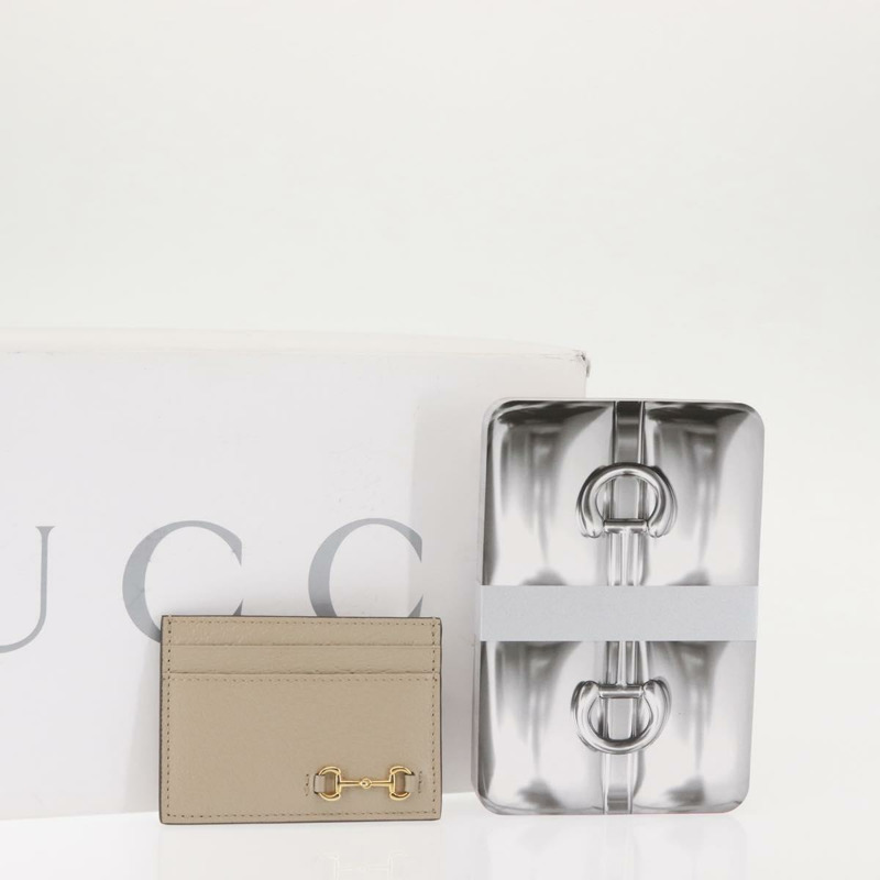 【日本直送】GUCCI 馬銜扣卡盒及撲克牌套裝 銀色 700469 正品 143399-19
