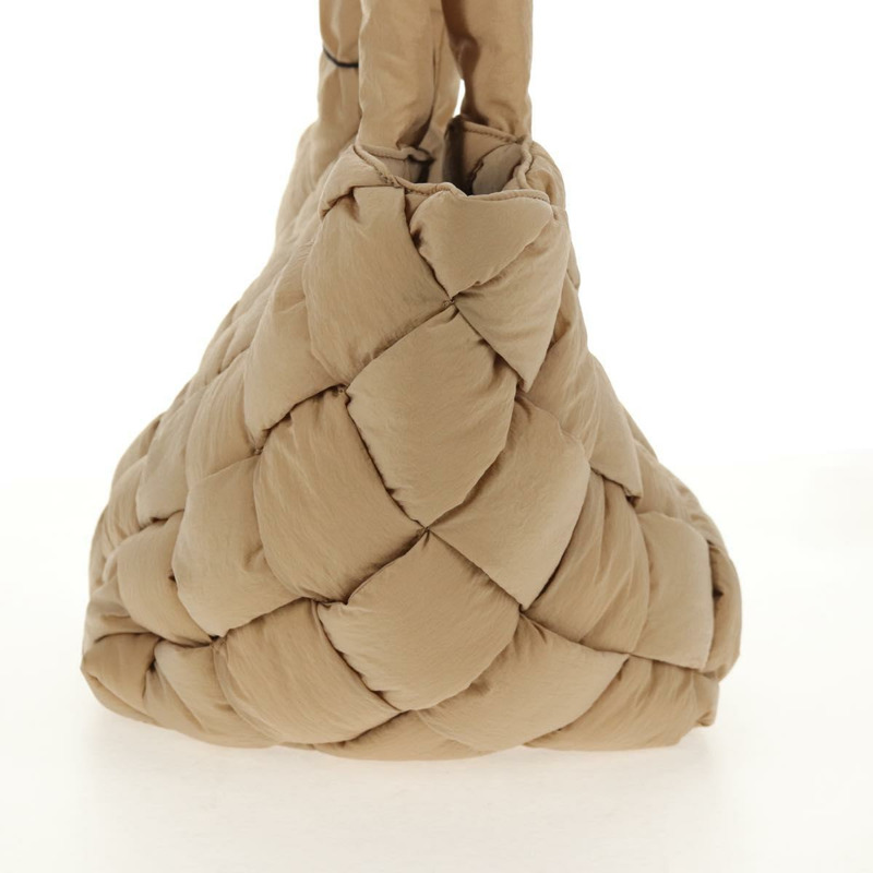 【日本直送】BOTTEGA VENETA 盒式襯墊 INTRECCIATO 包尼龍米色 670207 正品 sw1603M-3